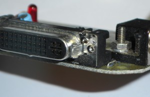 Solder added to ADC connector shield.